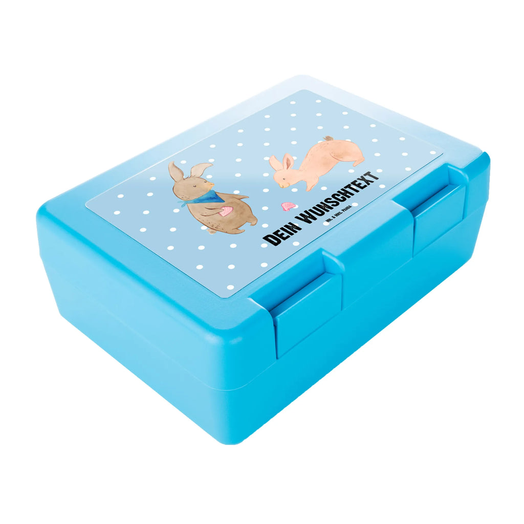 Personalisierte Brotdose Hasen Muschel Brotdose personalisiert, Brotbox, Snackbox, Lunch box, Butterbrotdose, Brotzeitbox, Familie, Vatertag, Muttertag, Bruder, Schwester, Mama, Papa, Oma, Opa, Hasen, beste Freundin, Freundin, Freundinnen, best friends, BFF, Muscheln sammeln, Muscheln, Meer