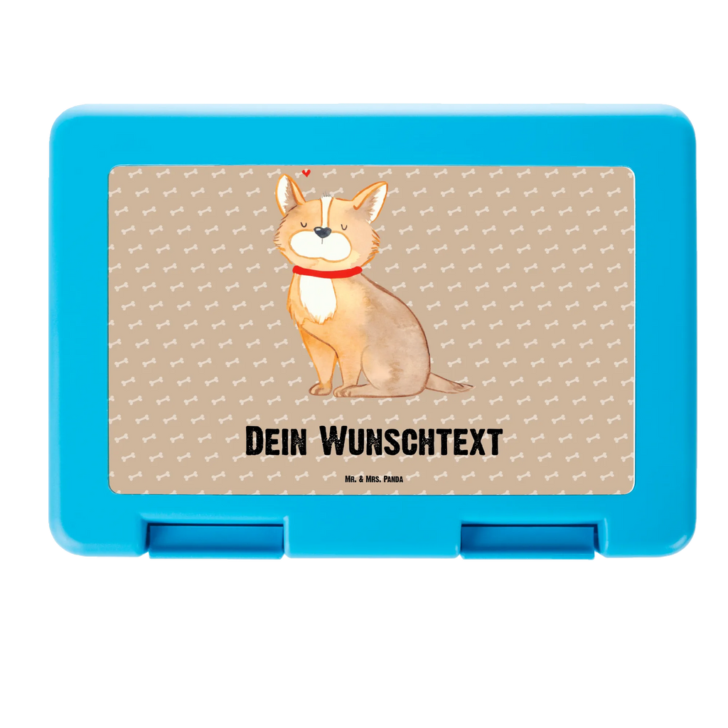 Personalisierte Brotdose Hundeglück Brotdose personalisiert, Brotbox, Snackbox, Lunch box, Butterbrotdose, Brotzeitbox, Hund, Hundemotiv, Haustier, Hunderasse, Tierliebhaber, Hundebesitzer, Sprüche, Corgie, Hundeliebe, Spruch, Hundemama, Liebe