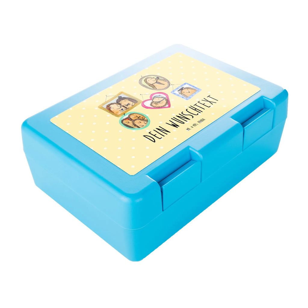 Personalisierte Brotdose Igel Familie Brotdose personalisiert, Brotbox, Snackbox, Lunch box, Butterbrotdose, Brotzeitbox, Familie, Vatertag, Muttertag, Bruder, Schwester, Mama, Papa, Oma, Opa, Liebe, Igel, Bilder, Zusammenhalt, Glück