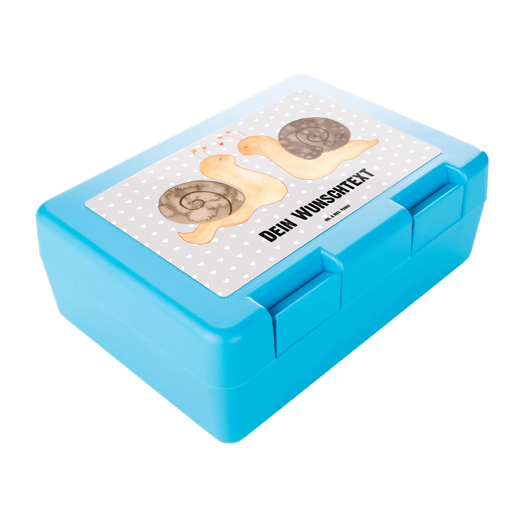 Personalisierte Brotdose Schnecken Liebe Brotdose personalisiert, Brotbox, Snackbox, Lunch box, Butterbrotdose, Brotzeitbox, Liebe, Partner, Freund, Freundin, Ehemann, Ehefrau, Heiraten, Verlobung, Heiratsantrag, Liebesgeschenk, Jahrestag, Hocheitstag