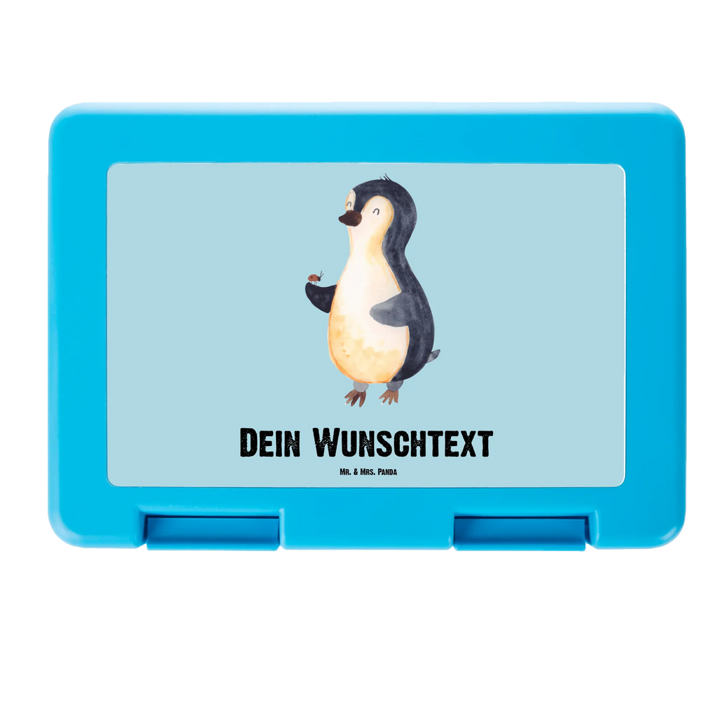 Personalisierte Brotdose Pinguin Marienkäfer Brotdose personalisiert, Brotbox, Snackbox, Lunch box, Butterbrotdose, Brotzeitbox, Pinguin, Pinguine, Marienkäfer, Liebe, Wunder, Glück, Freude, Lebensfreude