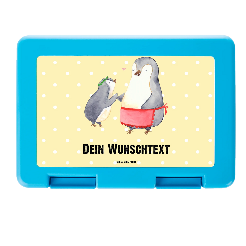 Personalisierte Brotdose Pinguin mit Kind Brotdose personalisiert, Brotbox, Snackbox, Lunch box, Butterbrotdose, Brotzeitbox, Familie, Vatertag, Muttertag, Bruder, Schwester, Mama, Papa, Oma, Opa, Geschenk, Mami, Mutti, Mutter, Geburststag