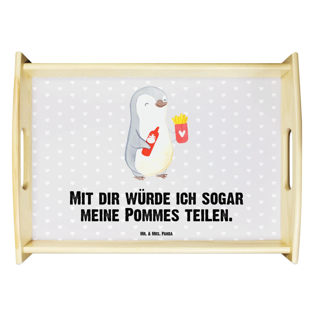 Serviertablett Pinguin Pommes Serviertablett, Tablett, Holztablett, Küchentablett, Dekotablett, Frühstückstablett, Liebe, Partner, Freund, Freundin, Ehemann, Ehefrau, Heiraten, Verlobung, Heiratsantrag, Liebesgeschenk, Jahrestag, Hocheitstag, Valentinstag, Geschenk für Frauen, Hochzeitstag, Mitbringsel, Geschenk für Freundin, Geschenk für Partner, Liebesbeweis, für Männer, für Ehemann