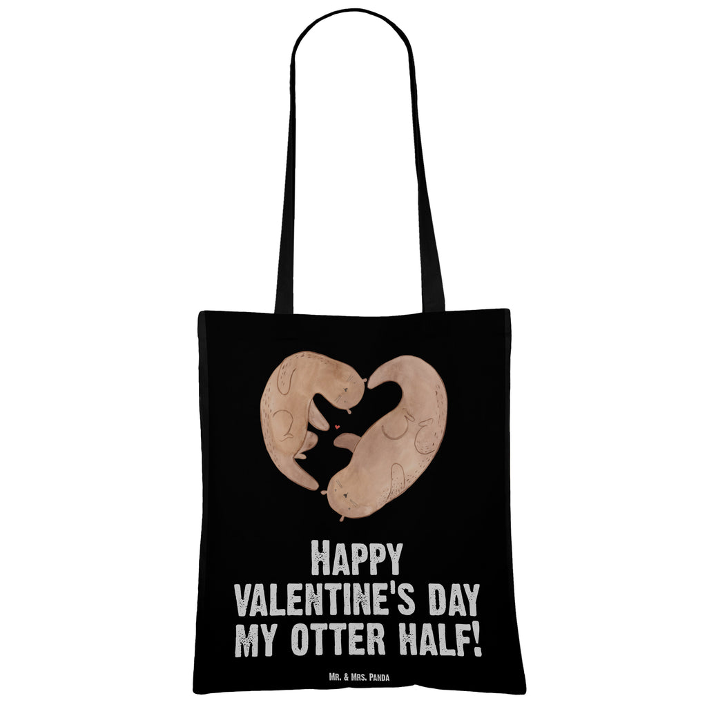 Tragetasche Otter Valentine Beuteltasche, Beutel, Einkaufstasche, Jutebeutel, Stoffbeutel, Tasche, Shopper, Umhängetasche, Strandtasche, Schultertasche, Stofftasche, Tragetasche, Badetasche, Jutetasche, Einkaufstüte, Laptoptasche, Liebe, Partner, Freund, Freundin, Ehemann, Ehefrau, Heiraten, Verlobung, Heiratsantrag, Liebesgeschenk, Jahrestag, Hocheitstag, Valentinstag, Geschenk für Frauen, Hochzeitstag, Mitbringsel, Geschenk für Freundin, Geschenk für Partner, Liebesbeweis, für Männer, für Ehemann