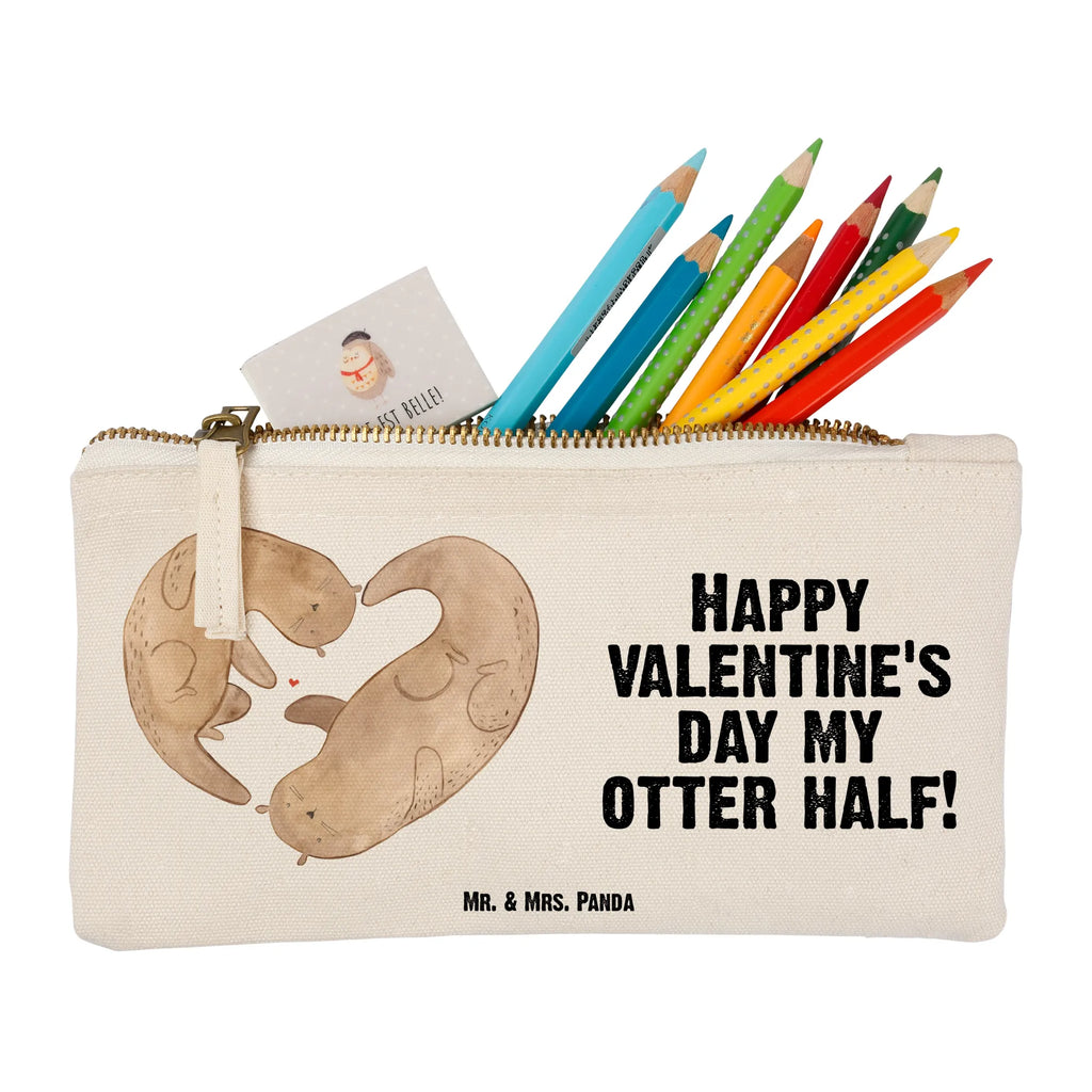 Schminktasche Otter Valentine Schminktasche, Kosmetiktasche, Kosmetikbeutel, Stiftemäppchen, Etui, Federmappe, Makeup, XXL, Schminketui, Kosmetiketui, Schlamperetui, Liebe, Partner, Freund, Freundin, Ehemann, Ehefrau, Heiraten, Verlobung, Heiratsantrag, Liebesgeschenk, Jahrestag, Hocheitstag, Valentinstag, Geschenk für Frauen, Hochzeitstag, Mitbringsel, Geschenk für Freundin, Geschenk für Partner, Liebesbeweis, für Männer, für Ehemann