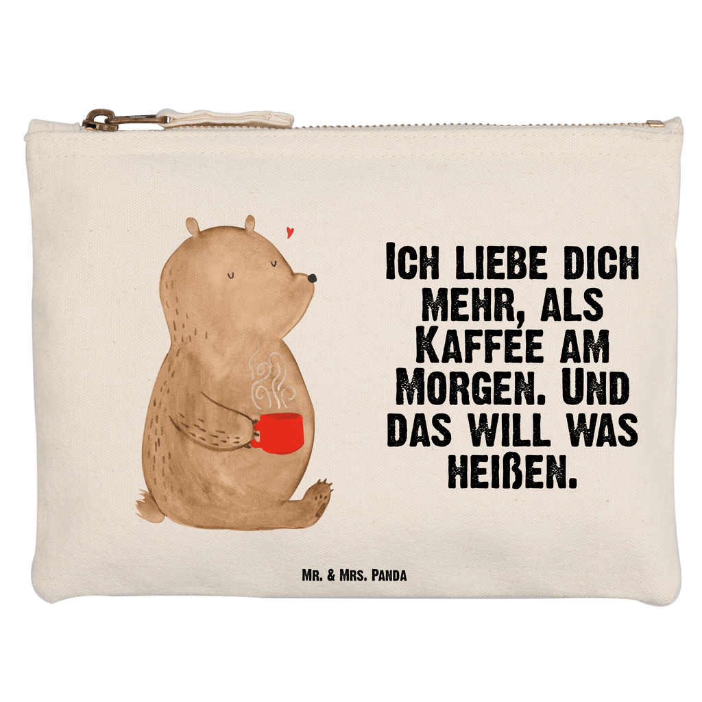 Schminktasche Bär Morgenkaffee Schminktasche, Kosmetiktasche, Kosmetikbeutel, Stiftemäppchen, Etui, Federmappe, Makeup, XXL, Schminketui, Kosmetiketui, Schlamperetui, Liebe, Partner, Freund, Freundin, Ehemann, Ehefrau, Heiraten, Verlobung, Heiratsantrag, Liebesgeschenk, Jahrestag, Hocheitstag, Valentinstag, Geschenk für Frauen, Hochzeitstag, Mitbringsel, Geschenk für Freundin, Geschenk für Partner, Liebesbeweis, für Männer, für Ehemann