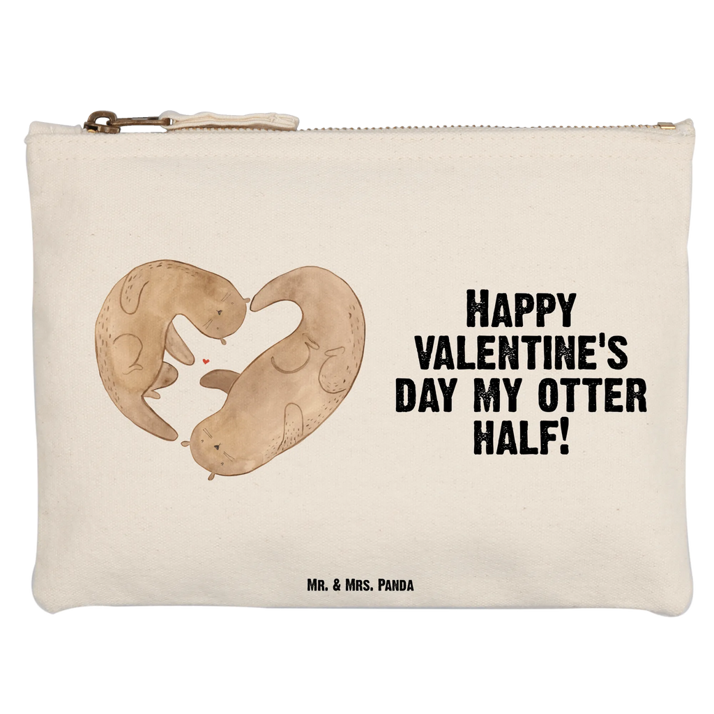 Schminktasche Otter Valentine Schminktasche, Kosmetiktasche, Kosmetikbeutel, Stiftemäppchen, Etui, Federmappe, Makeup, XXL, Schminketui, Kosmetiketui, Schlamperetui, Liebe, Partner, Freund, Freundin, Ehemann, Ehefrau, Heiraten, Verlobung, Heiratsantrag, Liebesgeschenk, Jahrestag, Hocheitstag, Valentinstag, Geschenk für Frauen, Hochzeitstag, Mitbringsel, Geschenk für Freundin, Geschenk für Partner, Liebesbeweis, für Männer, für Ehemann