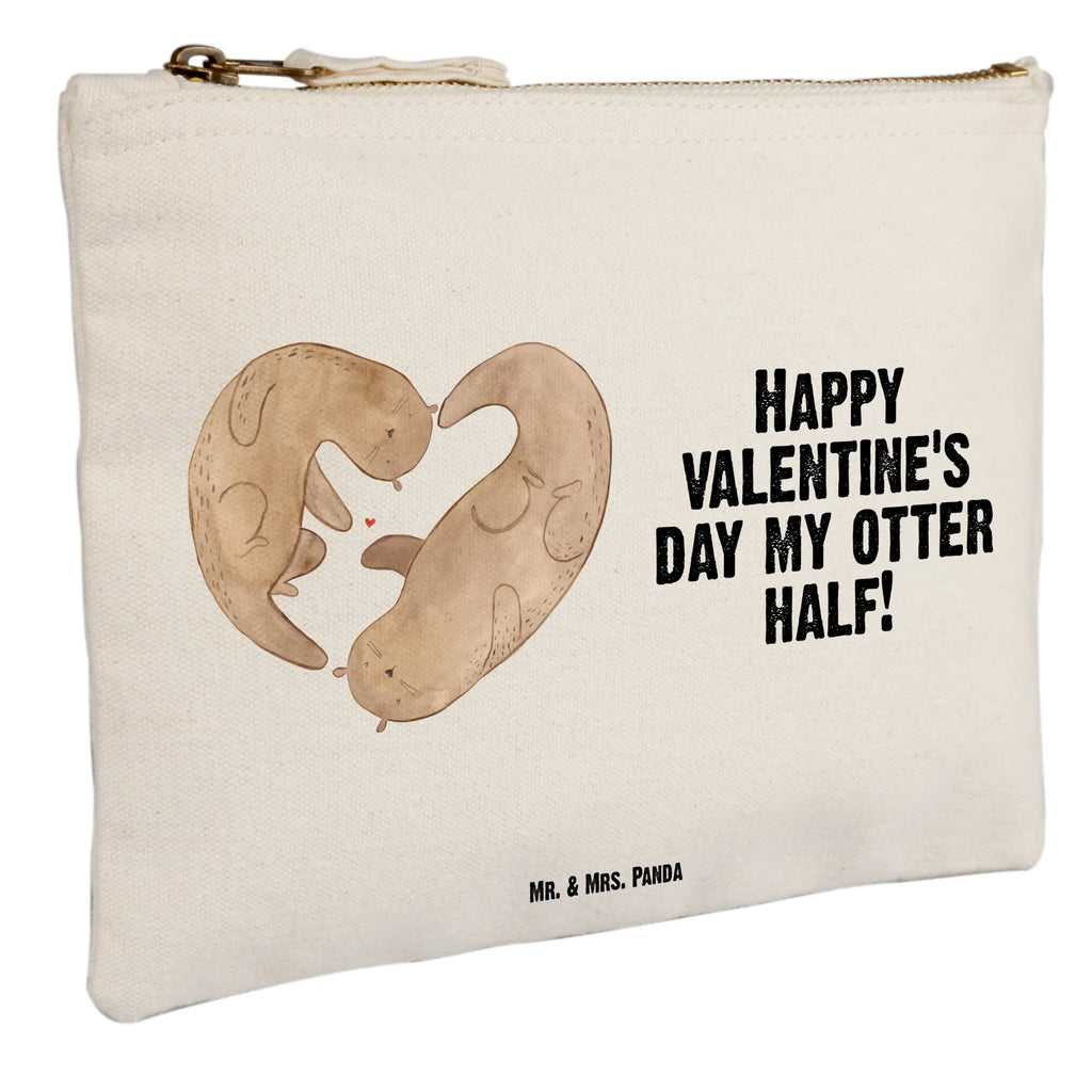 Schminktasche Otter Valentine Schminktasche, Kosmetiktasche, Kosmetikbeutel, Stiftemäppchen, Etui, Federmappe, Makeup, XXL, Schminketui, Kosmetiketui, Schlamperetui, Liebe, Partner, Freund, Freundin, Ehemann, Ehefrau, Heiraten, Verlobung, Heiratsantrag, Liebesgeschenk, Jahrestag, Hocheitstag, Valentinstag, Geschenk für Frauen, Hochzeitstag, Mitbringsel, Geschenk für Freundin, Geschenk für Partner, Liebesbeweis, für Männer, für Ehemann