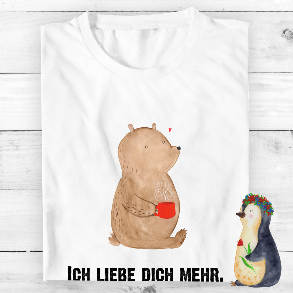 T-Shirt Standard Bär Morgenkaffee T-Shirt, Shirt, Tshirt, Lustiges T-Shirt, T-Shirt mit Spruch, Party, Junggesellenabschied, Jubiläum, Geburstag, Herrn, Damen, Männer, Frauen, Schlafshirt, Nachthemd, Sprüche, Liebe, Partner, Freund, Freundin, Ehemann, Ehefrau, Heiraten, Verlobung, Heiratsantrag, Liebesgeschenk, Jahrestag, Hocheitstag, Valentinstag, Geschenk für Frauen, Hochzeitstag, Mitbringsel, Geschenk für Freundin, Geschenk für Partner, Liebesbeweis, für Männer, für Ehemann