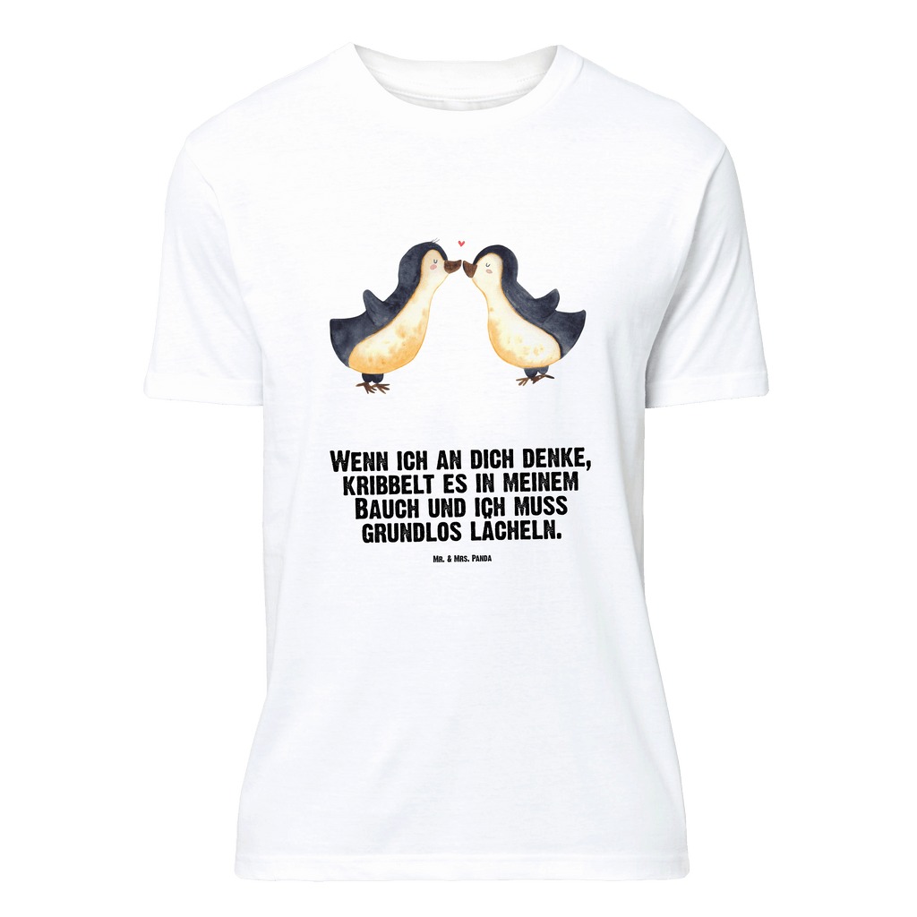 T-Shirt Standard Pinguine Kuss T-Shirt, Shirt, Tshirt, Lustiges T-Shirt, T-Shirt mit Spruch, Party, Junggesellenabschied, Jubiläum, Geburstag, Herrn, Damen, Männer, Frauen, Schlafshirt, Nachthemd, Sprüche, Liebe, Partner, Freund, Freundin, Ehemann, Ehefrau, Heiraten, Verlobung, Heiratsantrag, Liebesgeschenk, Jahrestag, Hocheitstag, Valentinstag, Geschenk für Frauen, Hochzeitstag, Mitbringsel, Geschenk für Freundin, Geschenk für Partner, Liebesbeweis, für Männer, für Ehemann