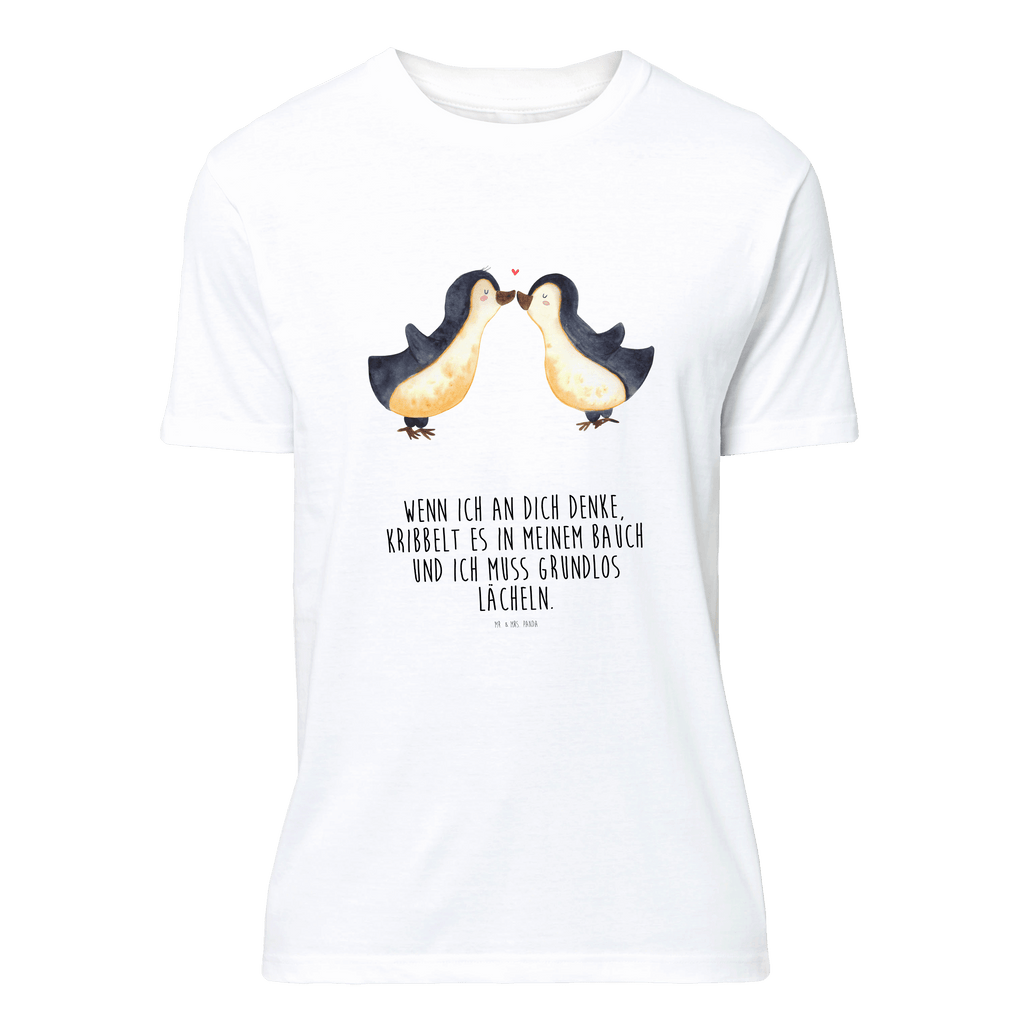 T-Shirt Standard Pinguine Kuss T-Shirt, Shirt, Tshirt, Lustiges T-Shirt, T-Shirt mit Spruch, Party, Junggesellenabschied, Jubiläum, Geburstag, Herrn, Damen, Männer, Frauen, Schlafshirt, Nachthemd, Sprüche, Liebe, Partner, Freund, Freundin, Ehemann, Ehefrau, Heiraten, Verlobung, Heiratsantrag, Liebesgeschenk, Jahrestag, Hocheitstag, Valentinstag, Geschenk für Frauen, Hochzeitstag, Mitbringsel, Geschenk für Freundin, Geschenk für Partner, Liebesbeweis, für Männer, für Ehemann