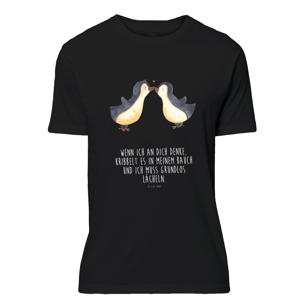 T-Shirt Standard Pinguine Kuss T-Shirt, Shirt, Tshirt, Lustiges T-Shirt, T-Shirt mit Spruch, Party, Junggesellenabschied, Jubiläum, Geburstag, Herrn, Damen, Männer, Frauen, Schlafshirt, Nachthemd, Sprüche, Liebe, Partner, Freund, Freundin, Ehemann, Ehefrau, Heiraten, Verlobung, Heiratsantrag, Liebesgeschenk, Jahrestag, Hocheitstag, Valentinstag, Geschenk für Frauen, Hochzeitstag, Mitbringsel, Geschenk für Freundin, Geschenk für Partner, Liebesbeweis, für Männer, für Ehemann