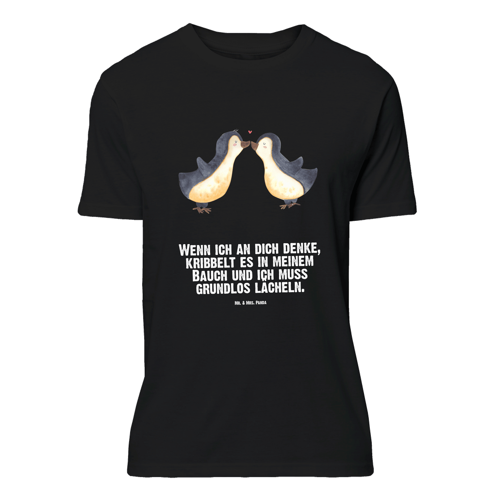 T-Shirt Standard Pinguine Kuss T-Shirt, Shirt, Tshirt, Lustiges T-Shirt, T-Shirt mit Spruch, Party, Junggesellenabschied, Jubiläum, Geburstag, Herrn, Damen, Männer, Frauen, Schlafshirt, Nachthemd, Sprüche, Liebe, Partner, Freund, Freundin, Ehemann, Ehefrau, Heiraten, Verlobung, Heiratsantrag, Liebesgeschenk, Jahrestag, Hocheitstag, Valentinstag, Geschenk für Frauen, Hochzeitstag, Mitbringsel, Geschenk für Freundin, Geschenk für Partner, Liebesbeweis, für Männer, für Ehemann