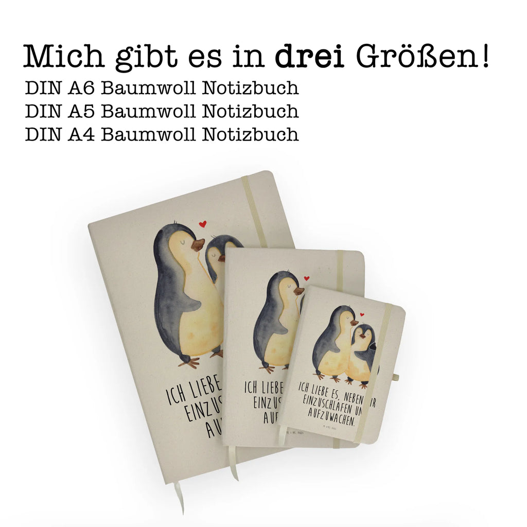 Baumwoll Notizbuch Pinguine Einschlafen Notizen, Eintragebuch, Tagebuch, Notizblock, Adressbuch, Journal, Kladde, Skizzenbuch, Notizheft, Schreibbuch, Schreibheft, Liebe, Partner, Freund, Freundin, Ehemann, Ehefrau, Heiraten, Verlobung, Heiratsantrag, Liebesgeschenk, Jahrestag, Hocheitstag, Valentinstag, Geschenk für Frauen, Hochzeitstag, Mitbringsel, Geschenk für Freundin, Geschenk für Partner, Liebesbeweis, für Männer, für Ehemann