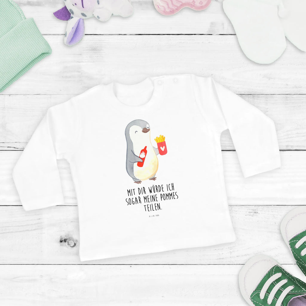 Baby Longsleeve Pinguin Pommes Mädchen, Jungen, Baby, Langarm, Bio, Kleidung, Liebe, Partner, Freund, Freundin, Ehemann, Ehefrau, Heiraten, Verlobung, Heiratsantrag, Liebesgeschenk, Jahrestag, Hocheitstag, Valentinstag, Geschenk für Frauen, Hochzeitstag, Mitbringsel, Geschenk für Freundin, Geschenk für Partner, Liebesbeweis, für Männer, für Ehemann