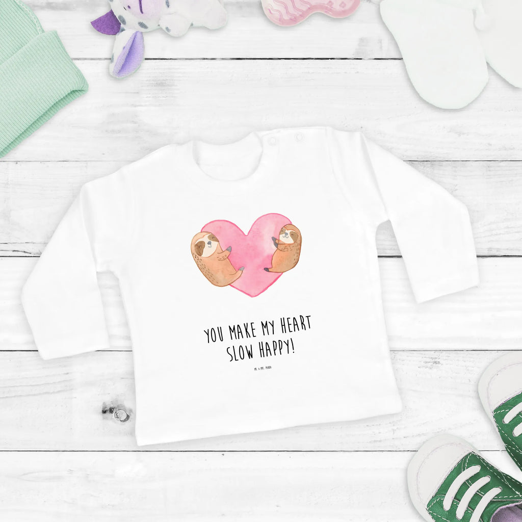 Baby Longsleeve Faultiere Herz Mädchen, Jungen, Baby, Langarm, Bio, Kleidung, Liebe, Partner, Freund, Freundin, Ehemann, Ehefrau, Heiraten, Verlobung, Heiratsantrag, Liebesgeschenk, Jahrestag, Hocheitstag, Valentinstag, Geschenk für Frauen, Hochzeitstag, Mitbringsel, Geschenk für Freundin, Geschenk für Partner, Liebesbeweis, für Männer, für Ehemann