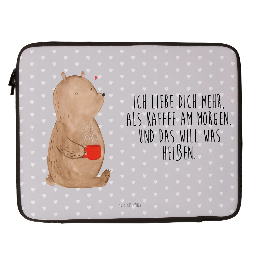 Notebook Tasche Bär Morgenkaffee Notebook Tasche, Laptop, Computertasche, Tasche, Notebook-Tasche, Notebook-Reisehülle, Notebook Schutz, Liebe, Partner, Freund, Freundin, Ehemann, Ehefrau, Heiraten, Verlobung, Heiratsantrag, Liebesgeschenk, Jahrestag, Hocheitstag, Valentinstag, Geschenk für Frauen, Hochzeitstag, Mitbringsel, Geschenk für Freundin, Geschenk für Partner, Liebesbeweis, für Männer, für Ehemann