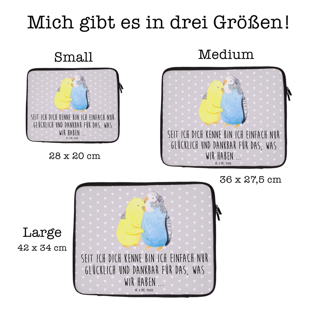 Notebook Tasche Wellensittich Liebe Notebook Tasche, Laptop, Computertasche, Tasche, Notebook-Tasche, Notebook-Reisehülle, Notebook Schutz, Liebe, Partner, Freund, Freundin, Ehemann, Ehefrau, Heiraten, Verlobung, Heiratsantrag, Liebesgeschenk, Jahrestag, Hocheitstag, Vögel, Wellensittich, Nähe, Kuscheln, Vertrauen