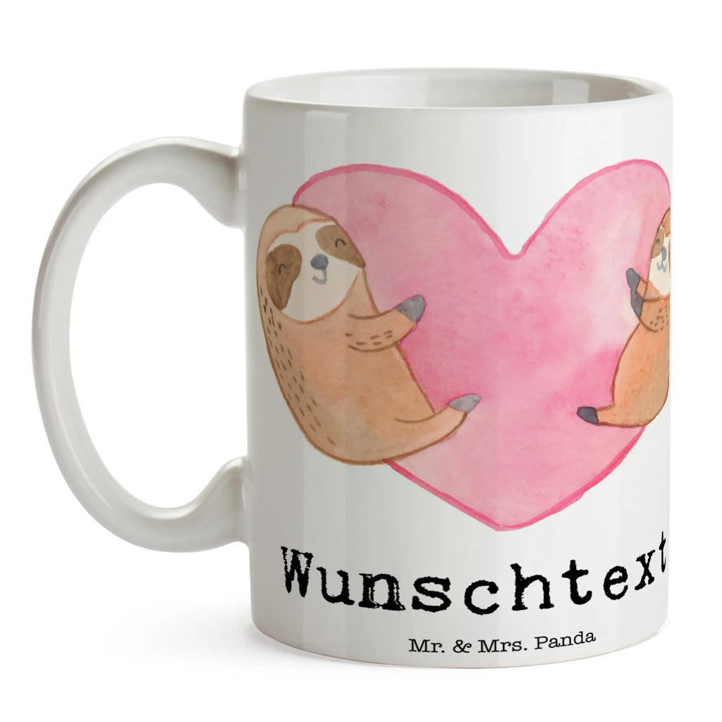 Personalisierte Tasse Faultiere Herz Personalisierte Tasse, Namenstasse, Wunschname, Personalisiert, Tasse, Namen, Drucken, Tasse mit Namen, Liebe, Partner, Freund, Freundin, Ehemann, Ehefrau, Heiraten, Verlobung, Heiratsantrag, Liebesgeschenk, Jahrestag, Hocheitstag, Valentinstag, Geschenk für Frauen, Hochzeitstag, Mitbringsel, Geschenk für Freundin, Geschenk für Partner, Liebesbeweis, für Männer, für Ehemann