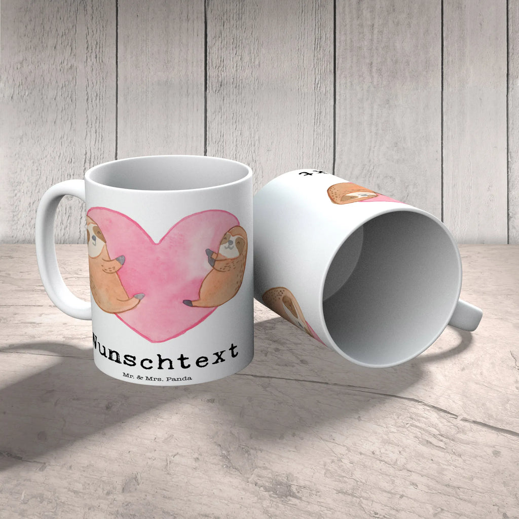 Personalisierte Tasse Faultiere Herz Personalisierte Tasse, Namenstasse, Wunschname, Personalisiert, Tasse, Namen, Drucken, Tasse mit Namen, Liebe, Partner, Freund, Freundin, Ehemann, Ehefrau, Heiraten, Verlobung, Heiratsantrag, Liebesgeschenk, Jahrestag, Hocheitstag, Valentinstag, Geschenk für Frauen, Hochzeitstag, Mitbringsel, Geschenk für Freundin, Geschenk für Partner, Liebesbeweis, für Männer, für Ehemann