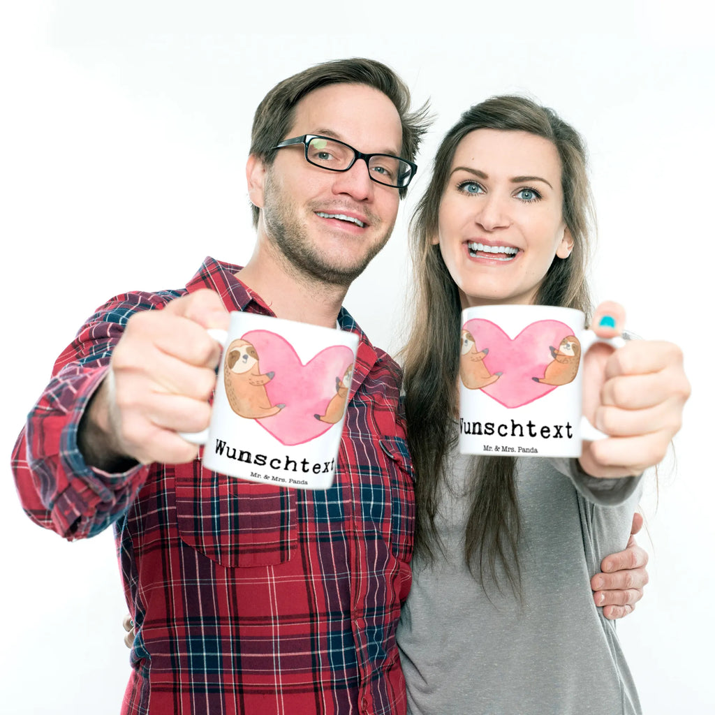 Personalisierte Tasse Faultiere Herz Personalisierte Tasse, Namenstasse, Wunschname, Personalisiert, Tasse, Namen, Drucken, Tasse mit Namen, Liebe, Partner, Freund, Freundin, Ehemann, Ehefrau, Heiraten, Verlobung, Heiratsantrag, Liebesgeschenk, Jahrestag, Hocheitstag, Valentinstag, Geschenk für Frauen, Hochzeitstag, Mitbringsel, Geschenk für Freundin, Geschenk für Partner, Liebesbeweis, für Männer, für Ehemann