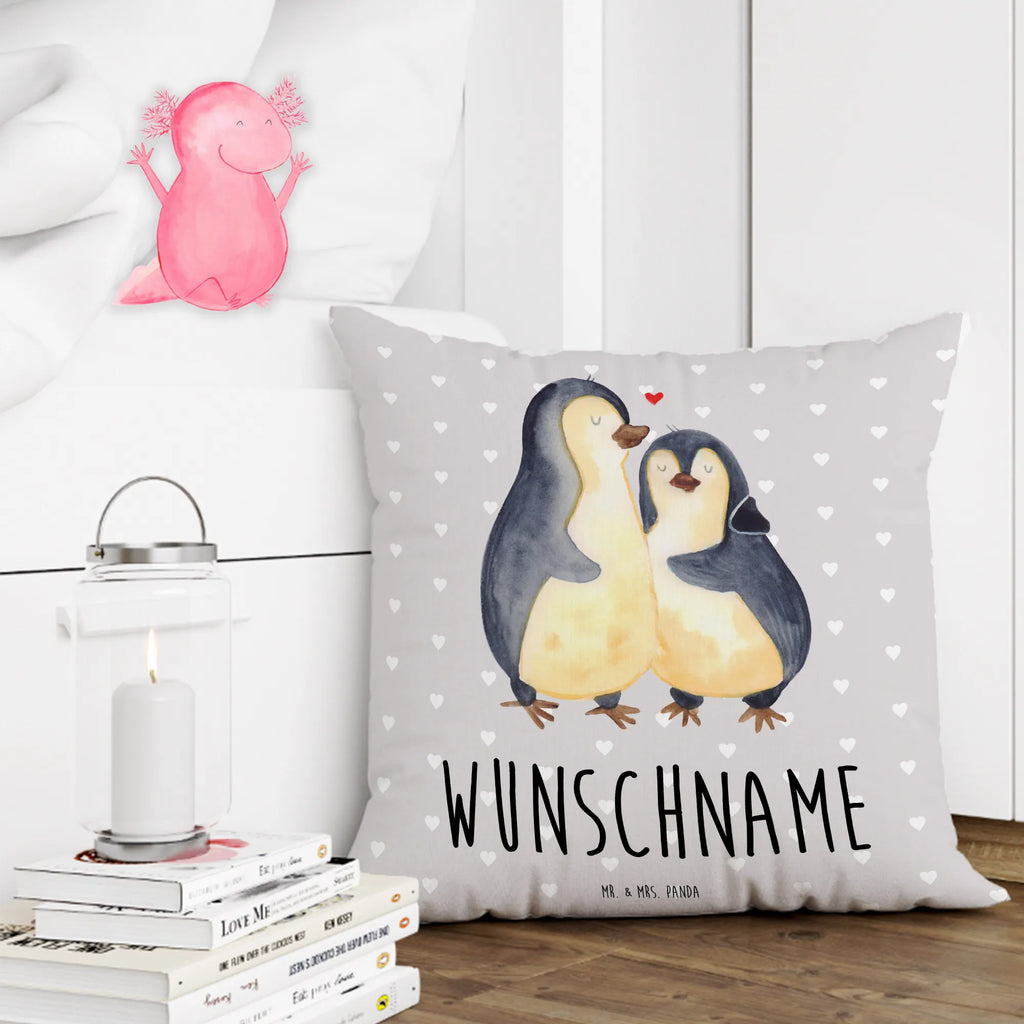 Personalisiertes Kissen Pinguine Einschlafen Kissen, personalisiert, Name, Wunschname, bedrucken, Kopfkissen, Liebe, Partner, Freund, Freundin, Ehemann, Ehefrau, Heiraten, Verlobung, Heiratsantrag, Liebesgeschenk, Jahrestag, Hocheitstag, Valentinstag, Geschenk für Frauen, Hochzeitstag, Mitbringsel, Geschenk für Freundin, Geschenk für Partner, Liebesbeweis, für Männer, für Ehemann