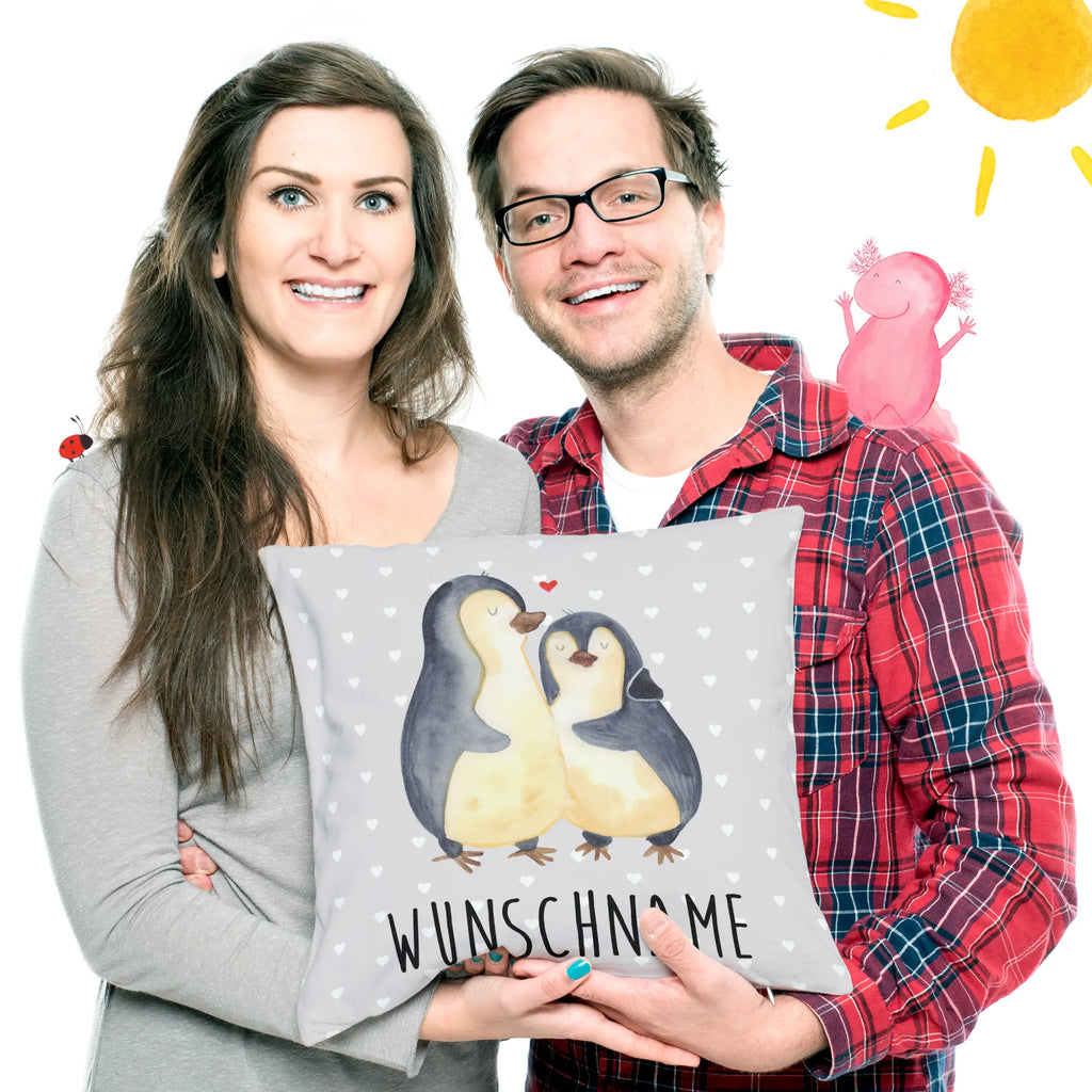 Personalisiertes Kissen Pinguine Einschlafen Kissen, personalisiert, Name, Wunschname, bedrucken, Kopfkissen, Liebe, Partner, Freund, Freundin, Ehemann, Ehefrau, Heiraten, Verlobung, Heiratsantrag, Liebesgeschenk, Jahrestag, Hocheitstag, Valentinstag, Geschenk für Frauen, Hochzeitstag, Mitbringsel, Geschenk für Freundin, Geschenk für Partner, Liebesbeweis, für Männer, für Ehemann