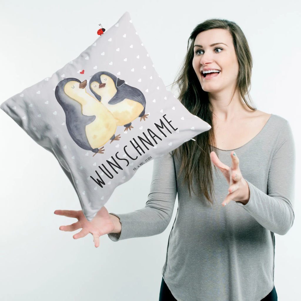 Personalisiertes Kissen Pinguine Einschlafen Kissen, personalisiert, Name, Wunschname, bedrucken, Kopfkissen, Liebe, Partner, Freund, Freundin, Ehemann, Ehefrau, Heiraten, Verlobung, Heiratsantrag, Liebesgeschenk, Jahrestag, Hocheitstag, Valentinstag, Geschenk für Frauen, Hochzeitstag, Mitbringsel, Geschenk für Freundin, Geschenk für Partner, Liebesbeweis, für Männer, für Ehemann