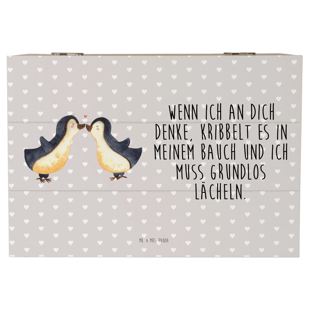 Holzkiste Pinguine Kuss Holzkiste, Kiste, Schatzkiste, Truhe, Schatulle, XXL, Erinnerungsbox, Erinnerungskiste, Dekokiste, Aufbewahrungsbox, Geschenkbox, Geschenkdose, Liebe, Partner, Freund, Freundin, Ehemann, Ehefrau, Heiraten, Verlobung, Heiratsantrag, Liebesgeschenk, Jahrestag, Hocheitstag, Valentinstag, Geschenk für Frauen, Hochzeitstag, Mitbringsel, Geschenk für Freundin, Geschenk für Partner, Liebesbeweis, für Männer, für Ehemann