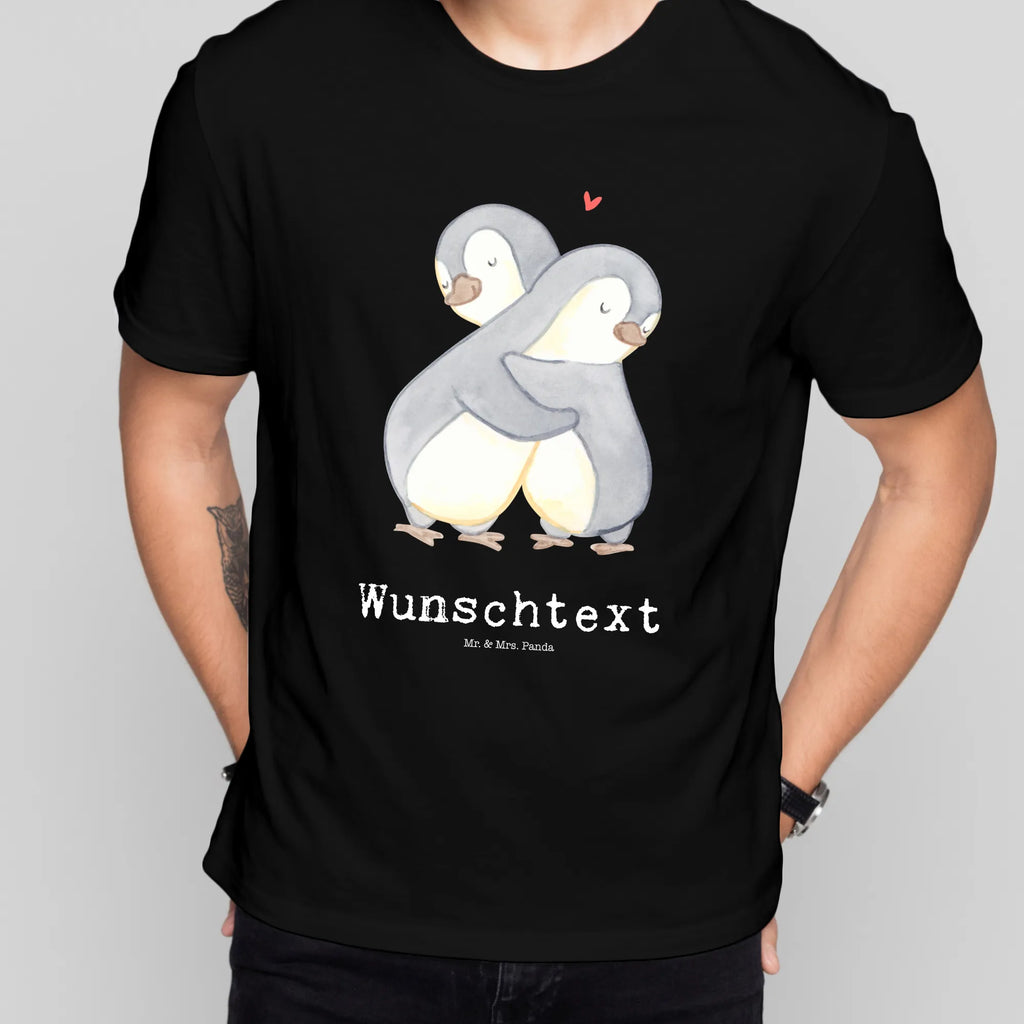 Personalisiertes T-Shirt Pinguine Kuscheln T-Shirt Personalisiert, T-Shirt mit Namen, T-Shirt mit Aufruck, Männer, Frauen, Liebe, Partner, Freund, Freundin, Ehemann, Ehefrau, Heiraten, Verlobung, Heiratsantrag, Liebesgeschenk, Jahrestag, Hocheitstag, Valentinstag, Geschenk für Frauen, Hochzeitstag, Mitbringsel, Geschenk für Freundin, Geschenk für Partner, Liebesbeweis, für Männer, für Ehemann