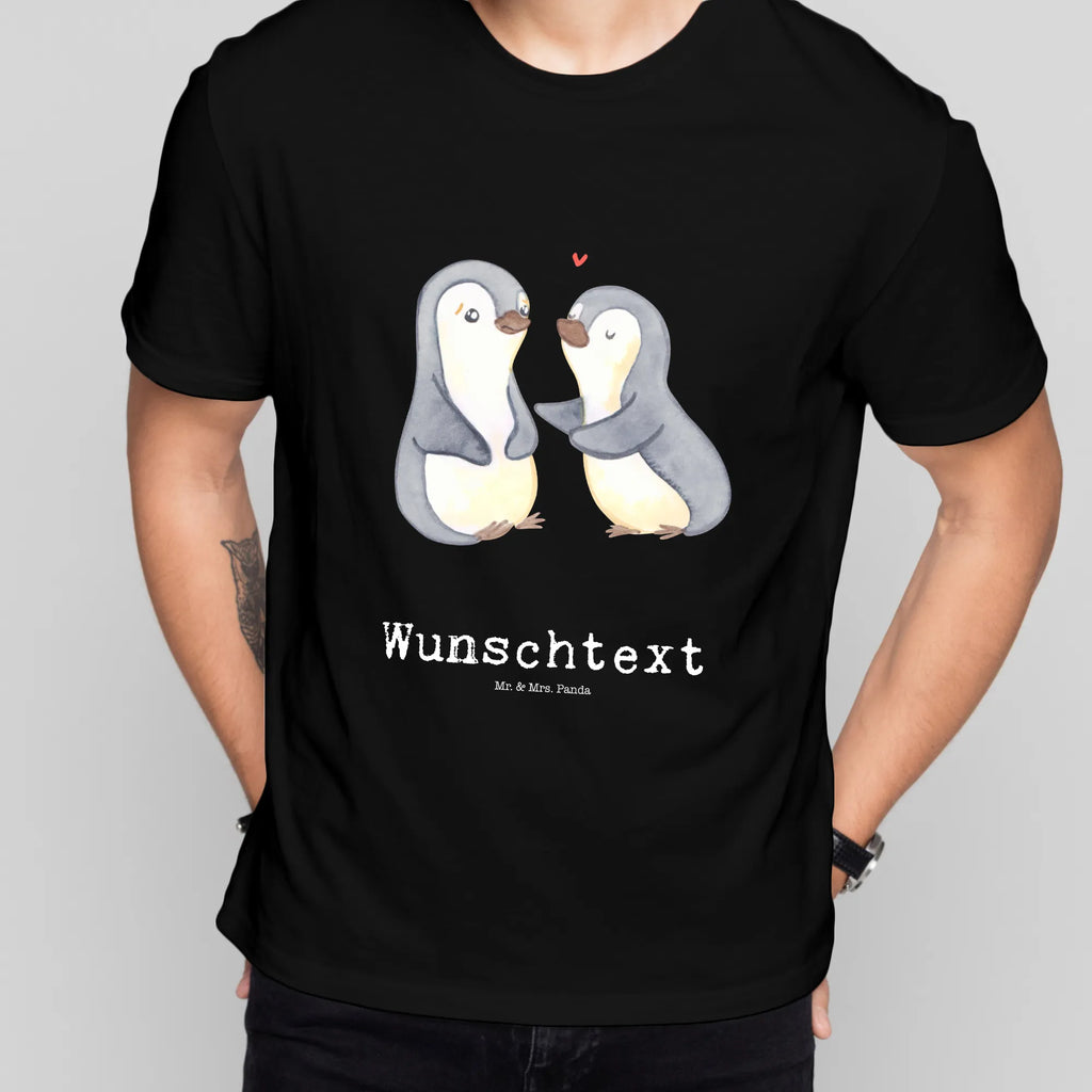 Personalisiertes T-Shirt Pinguine trösten T-Shirt Personalisiert, T-Shirt mit Namen, T-Shirt mit Aufruck, Männer, Frauen, Liebe, Partner, Freund, Freundin, Ehemann, Ehefrau, Heiraten, Verlobung, Heiratsantrag, Liebesgeschenk, Jahrestag, Hocheitstag, Valentinstag, Geschenk für Frauen, Hochzeitstag, Mitbringsel, Geschenk für Freundin, Geschenk für Partner, Liebesbeweis, für Männer, für Ehemann