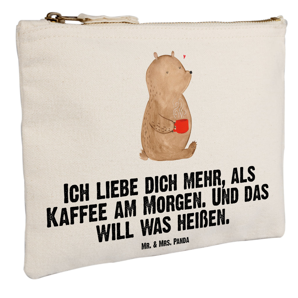 Schminktasche Bär Morgenkaffee Schminktasche, Kosmetiktasche, Kosmetikbeutel, Stiftemäppchen, Etui, Federmappe, Makeup, XXL, Schminketui, Kosmetiketui, Schlamperetui, Liebe, Partner, Freund, Freundin, Ehemann, Ehefrau, Heiraten, Verlobung, Heiratsantrag, Liebesgeschenk, Jahrestag, Hocheitstag, Valentinstag, Geschenk für Frauen, Hochzeitstag, Mitbringsel, Geschenk für Freundin, Geschenk für Partner, Liebesbeweis, für Männer, für Ehemann