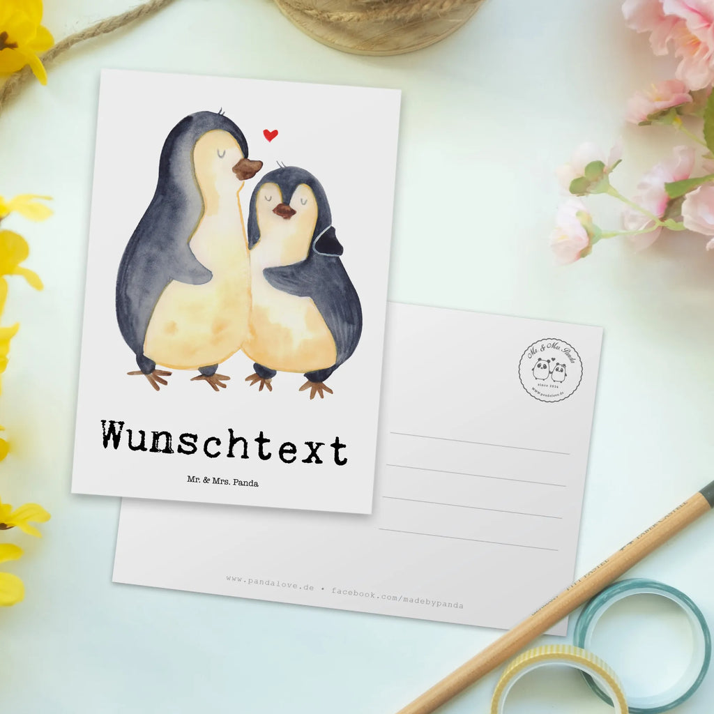 Personalisierte Postkarte Pinguine Einschlafen Postkarte mit Namen, Postkarte bedrucken, Postkarte mit Wunschtext, Postkarte personalisierbar, Geschenkkarte mit Namen, Grußkarte mit Namen, Karte mit Namen, Einladung mit Namen, Ansichtskarte mit Namen, Geschenkkarte mit Wunschtext, Grußkarte mit Wunschtext, Karte mit Wunschtext, Einladung mit Wunschtext, Ansichtskarte mit Wunschtext, Liebe, Partner, Freund, Freundin, Ehemann, Ehefrau, Heiraten, Verlobung, Heiratsantrag, Liebesgeschenk, Jahrestag, Hocheitstag, Valentinstag, Geschenk für Frauen, Hochzeitstag, Mitbringsel, Geschenk für Freundin, Geschenk für Partner, Liebesbeweis, für Männer, für Ehemann