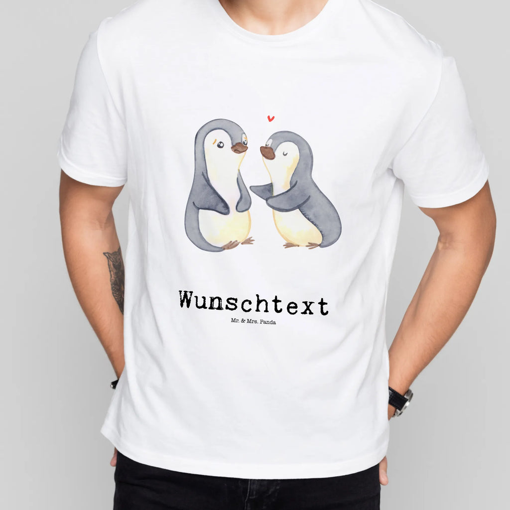 Personalisiertes T-Shirt Pinguine trösten T-Shirt Personalisiert, T-Shirt mit Namen, T-Shirt mit Aufruck, Männer, Frauen, Liebe, Partner, Freund, Freundin, Ehemann, Ehefrau, Heiraten, Verlobung, Heiratsantrag, Liebesgeschenk, Jahrestag, Hocheitstag, Valentinstag, Geschenk für Frauen, Hochzeitstag, Mitbringsel, Geschenk für Freundin, Geschenk für Partner, Liebesbeweis, für Männer, für Ehemann