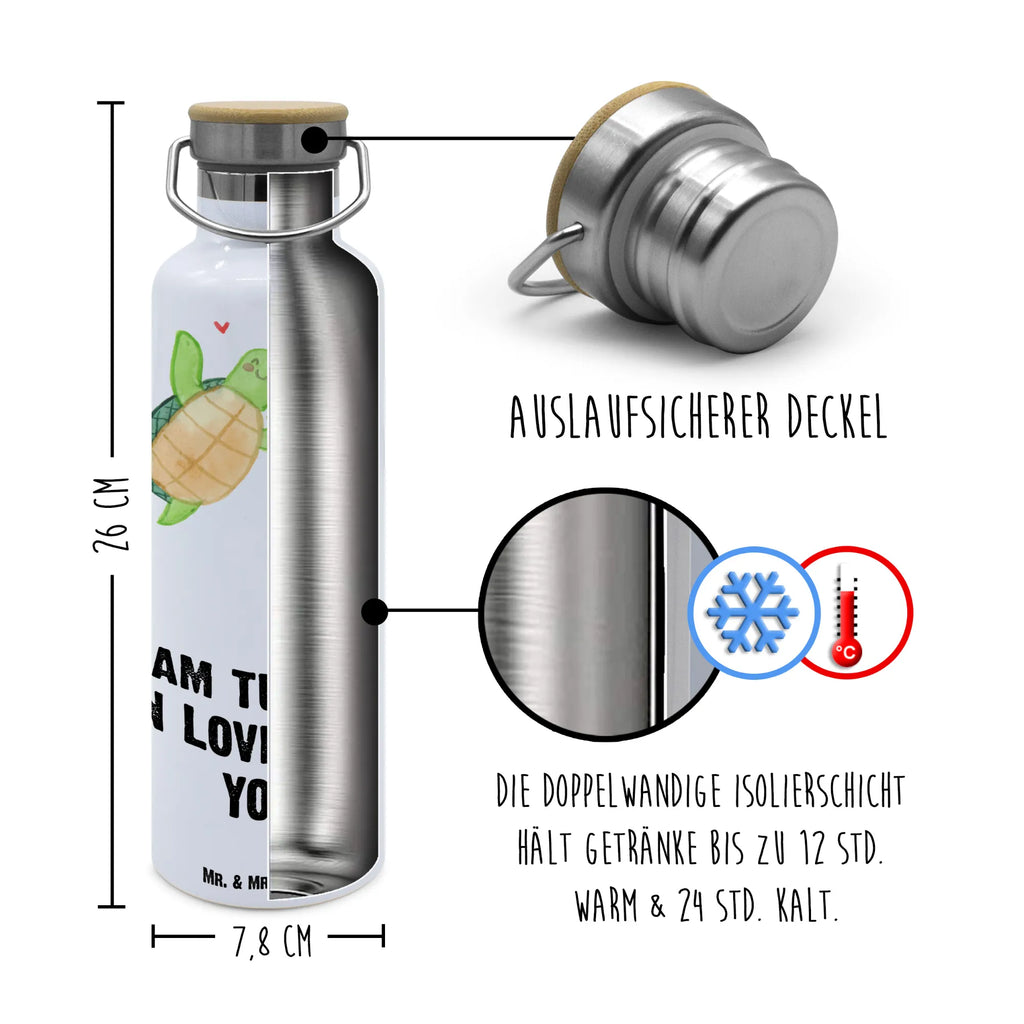 Trinkflasche Schildkröten Paar Thermosflasche, Isolierflasche, Edelstahl, Trinkflasche, isoliert, Wamrhaltefunktion, Sportflasche, Flasche zum Sport, Sportlerflasche, Liebe, Partner, Freund, Freundin, Ehemann, Ehefrau, Heiraten, Verlobung, Heiratsantrag, Liebesgeschenk, Jahrestag, Hocheitstag, Valentinstag, Geschenk für Frauen, Hochzeitstag, Mitbringsel, Geschenk für Freundin, Geschenk für Partner, Liebesbeweis, für Männer, für Ehemann