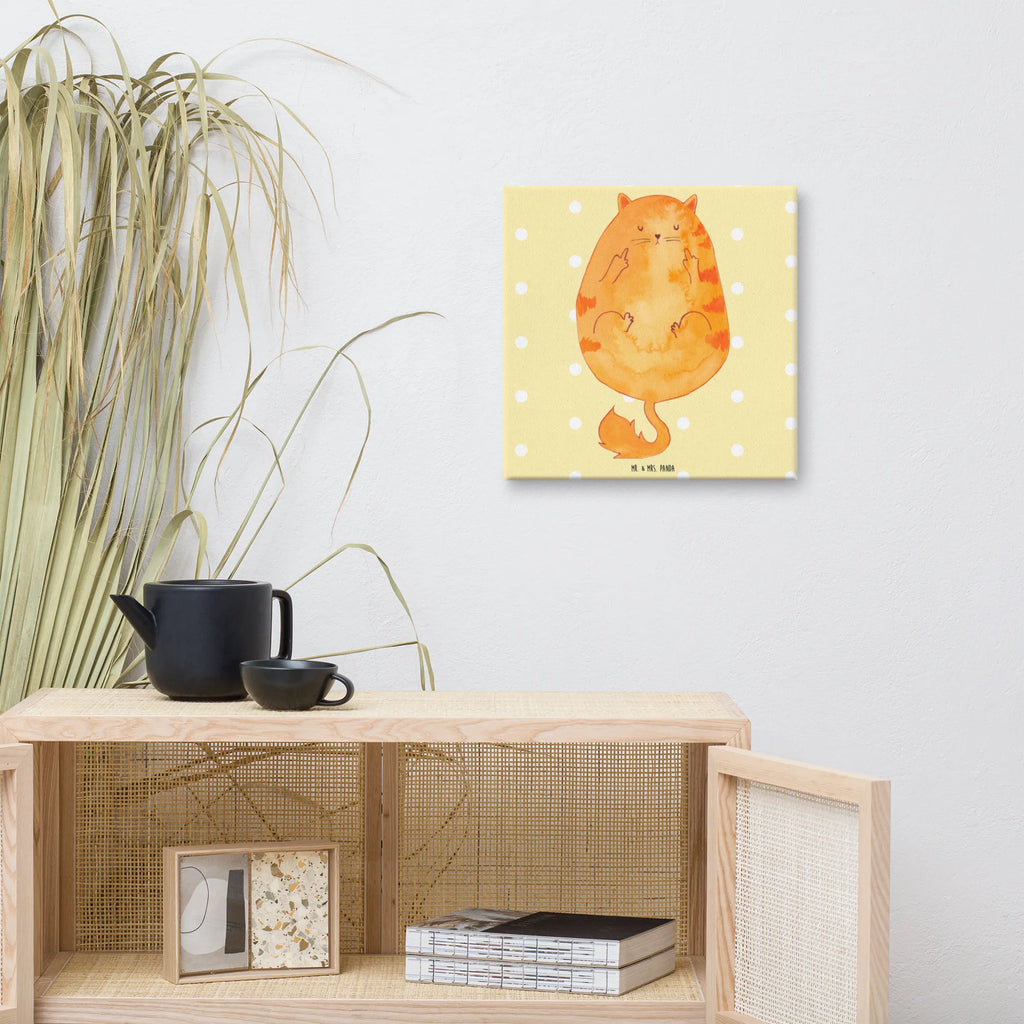 Canvas picture Cat Early riser Leinwand, Bild, Kunstdruck, Wanddeko, Dekoration, Katze, Katzenmotiv, Katzenfan, Katzendeko, Katzenfreund, Katzenliebhaber, Katzenprodukte, Katzenartikel, Katzenaccessoires, Katzensouvenirs, Katzenliebhaberprodukte, Katzenmotive, Der frühe Vogel kann mich mal, Morgenmuffel, Frühaufsteher, Kaffee, Katzen, Kater, Mietze