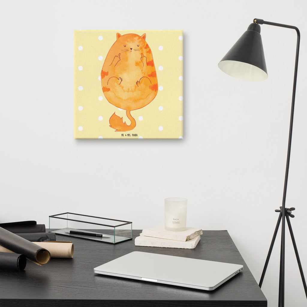 Canvas picture Cat Early riser Leinwand, Bild, Kunstdruck, Wanddeko, Dekoration, Katze, Katzenmotiv, Katzenfan, Katzendeko, Katzenfreund, Katzenliebhaber, Katzenprodukte, Katzenartikel, Katzenaccessoires, Katzensouvenirs, Katzenliebhaberprodukte, Katzenmotive, Der frühe Vogel kann mich mal, Morgenmuffel, Frühaufsteher, Kaffee, Katzen, Kater, Mietze