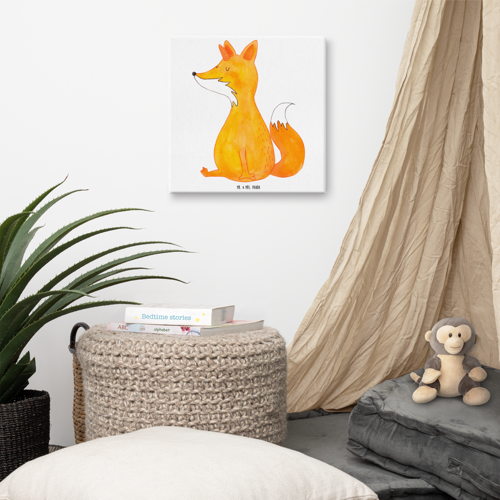 Leinwand Bild Fuchshörnchen Leinwand, Bild, Kunstdruck, Wanddeko, Dekoration, Einhorn, Einhörner, Einhorn Deko, Pegasus, Unicorn, Fuchs, Unicorns, Fuchshörnchen, Fuchshorn, Foxycorn, Füchse