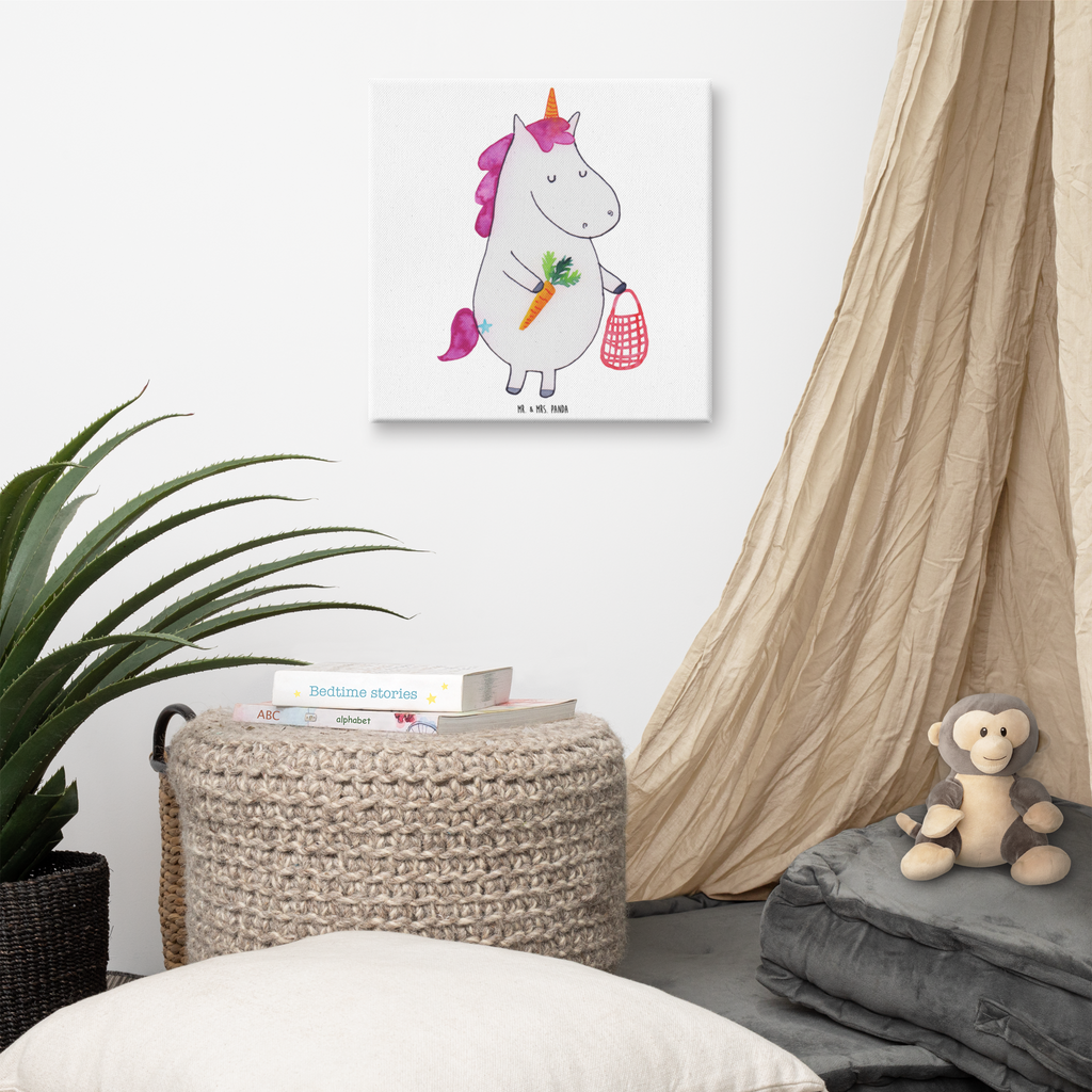 Leinwand Bild Einhorn Gemüse Leinwand, Bild, Kunstdruck, Wanddeko, Dekoration, Einhorn, Einhörner, Einhorn Deko, Pegasus, Unicorn, Biomarkt, Gemüse, Wochenmarkt