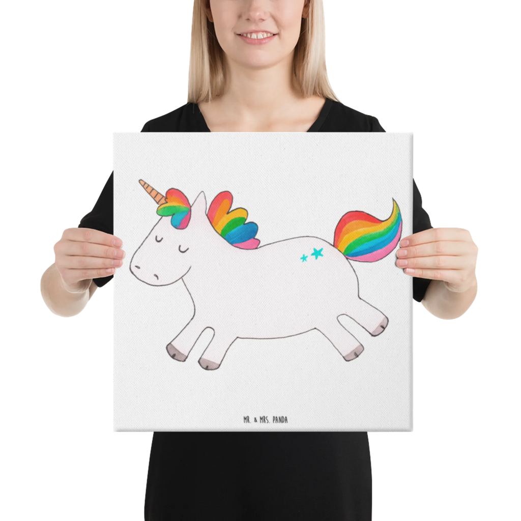 Leinwand Bild Einhorn Happy Leinwand, Bild, Kunstdruck, Wanddeko, Dekoration, Einhorn, Einhörner, Einhorn Deko, Pegasus, Unicorn, glücklich, fröhlich, Spaß, Freude, Lebensfreude, witzig, spannend, Lächeln, Lachen