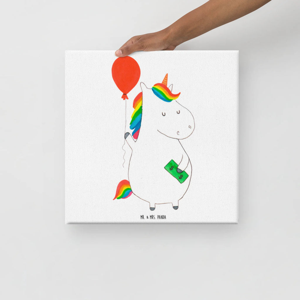 Leinwand Bild Einhorn Luftballon Leinwand, Bild, Kunstdruck, Wanddeko, Dekoration, Einhorn, Einhörner, Einhorn Deko, Unicorn, Luftballon, Geld, Lebenslust, Freude, Geschenk, Freundin