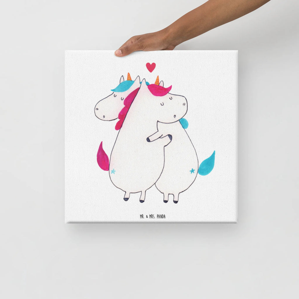 Leinwand Bild Einhorn Mitteilung Leinwand, Bild, Kunstdruck, Wanddeko, Dekoration, Einhorn, Einhörner, Einhorn Deko, Pegasus, Unicorn, Valentinstag, Valentine, Liebe, Geschenk, Partner, Ehe, lustig, witzig, Spruch