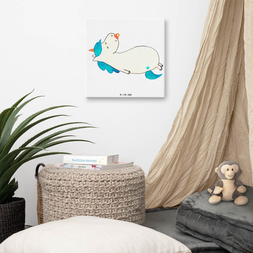 Leinwand Bild Einhorn Schnullie Leinwand, Bild, Kunstdruck, Wanddeko, Dekoration, Einhorn, Einhörner, Einhorn Deko, Pegasus, Unicorn, Baby, Kleinkind, Geburt, Geburtstag, Säugling, Schnuller, Geschenk Geburt, Mutter, Mama