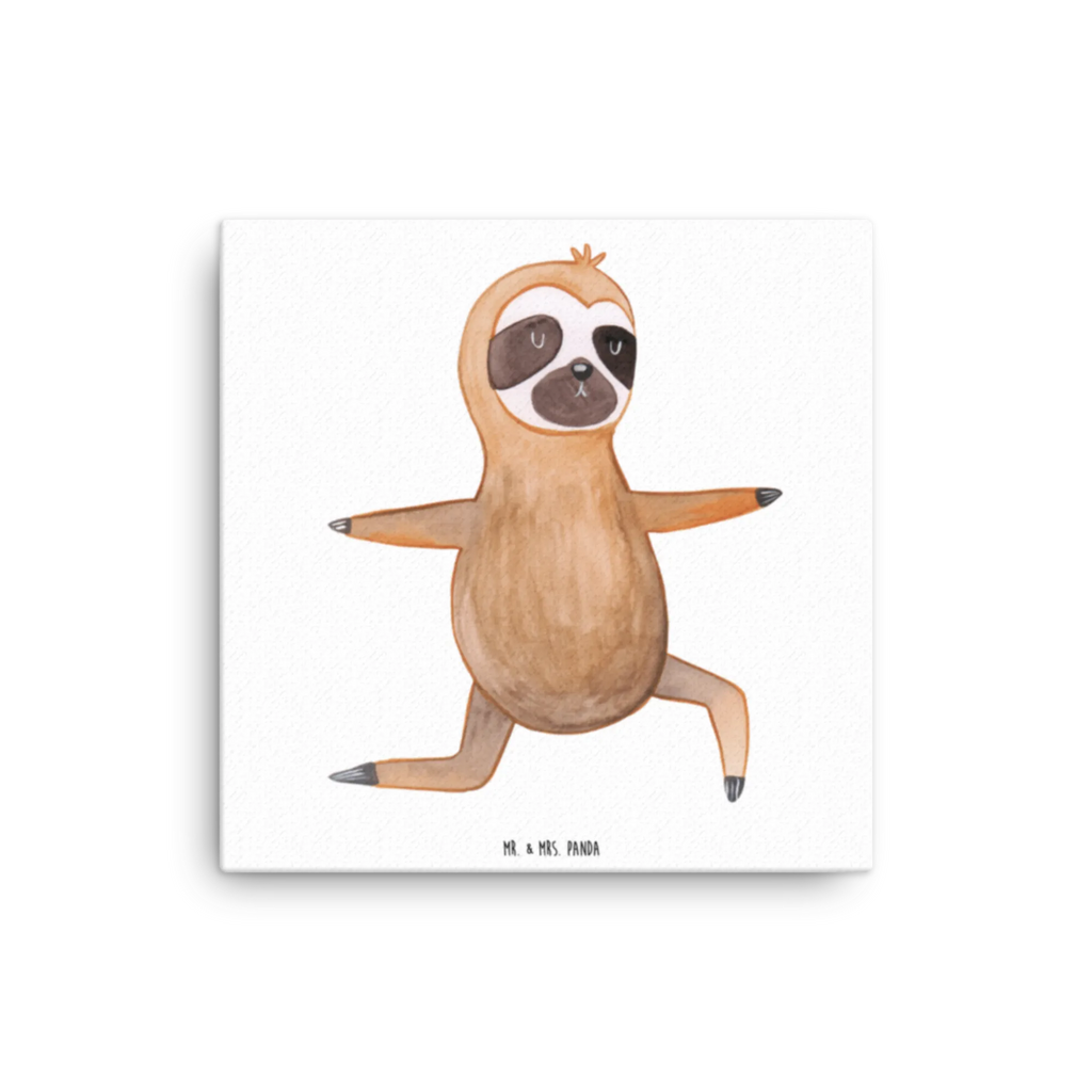 Canvas picture sloth yoga Leinwand, Bild, Kunstdruck, Wanddeko, Dekoration, Faultier, Faultier Geschenk, Faultier Deko, Faultiere, faul, Lieblingstier, Yoga, Namaste, Krieger, Yogaübungen, Meditation, Atmung, Gelassenheit, Entspannung