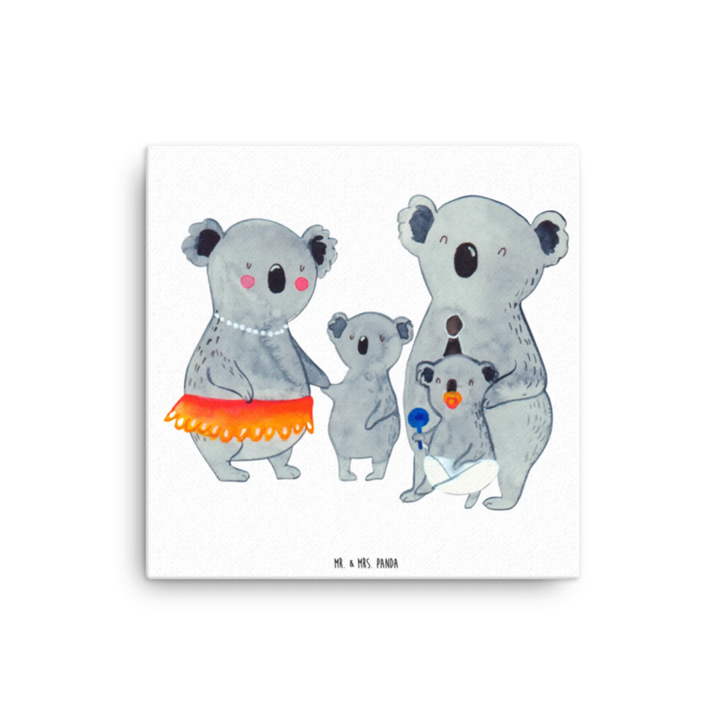 Leinwand Bild Koala Familie Leinwand, Bild, Kunstdruck, Wanddeko, Dekoration, Familie, Vatertag, Muttertag, Bruder, Schwester, Mama, Papa, Oma, Opa, Koala, Koalas, Family, Kinder, Geschwister, Familienleben