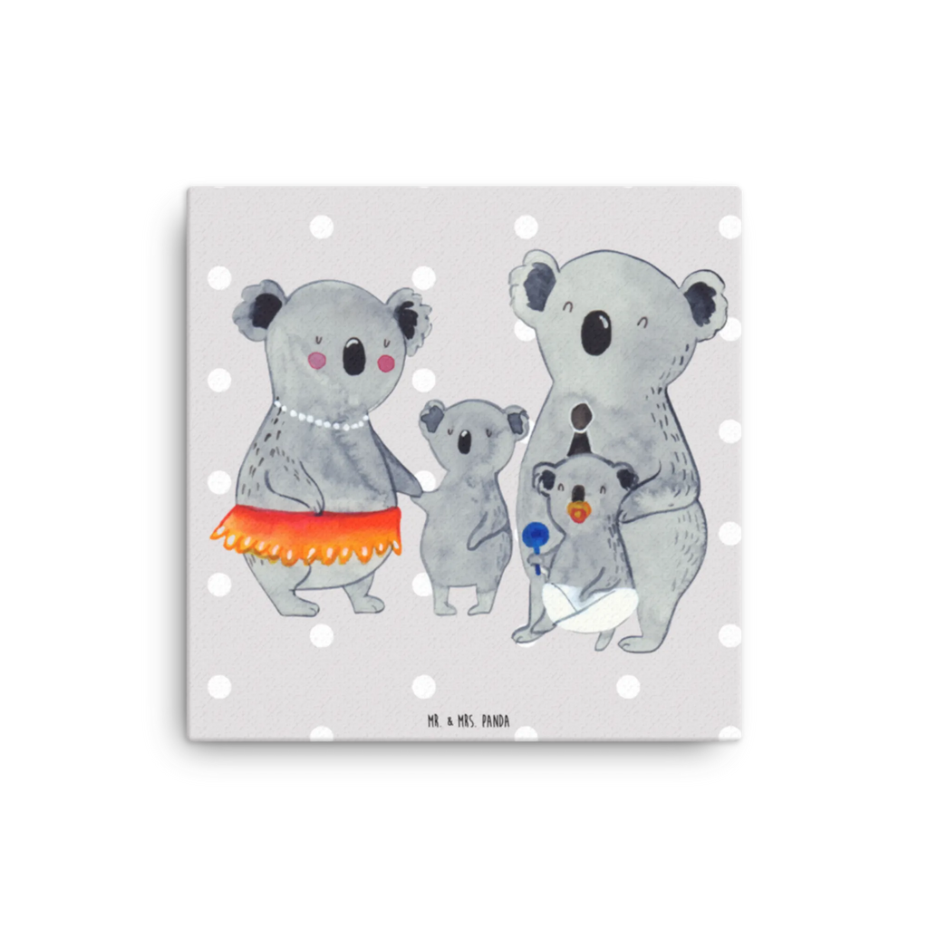 Leinwand Bild Koala Familie Leinwand, Bild, Kunstdruck, Wanddeko, Dekoration, Familie, Vatertag, Muttertag, Bruder, Schwester, Mama, Papa, Oma, Opa, Koala, Koalas, Family, Kinder, Geschwister, Familienleben