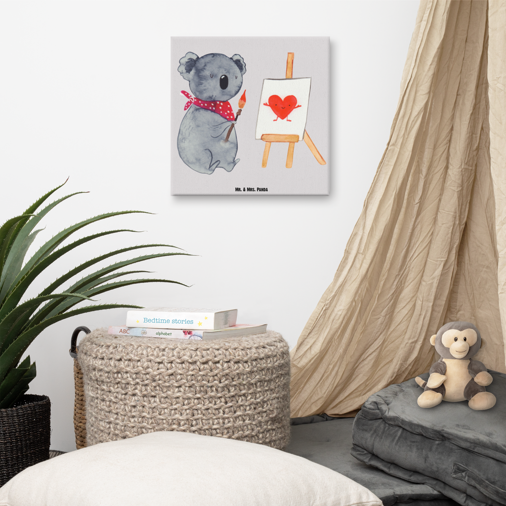 Leinwand Bild Koala Künstler Leinwand, Bild, Kunstdruck, Wanddeko, Dekoration, Koala, Koalabär, Liebe, Liebensbeweis, Liebesgeschenk, Gefühle, Künstler, zeichnen