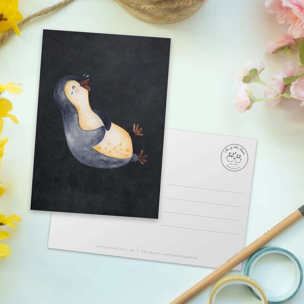 Postkarte Pinguin Lachen Postkarte, Karte, Geschenkkarte, Grußkarte, Einladung, Ansichtskarte, Geburtstagskarte, Einladungskarte, Dankeskarte, Ansichtskarten, Einladung Geburtstag, Einladungskarten Geburtstag, Pinguin, Pinguine, lustiger Spruch, Optimismus, Fröhlich, Lachen, Humor, Fröhlichkeit