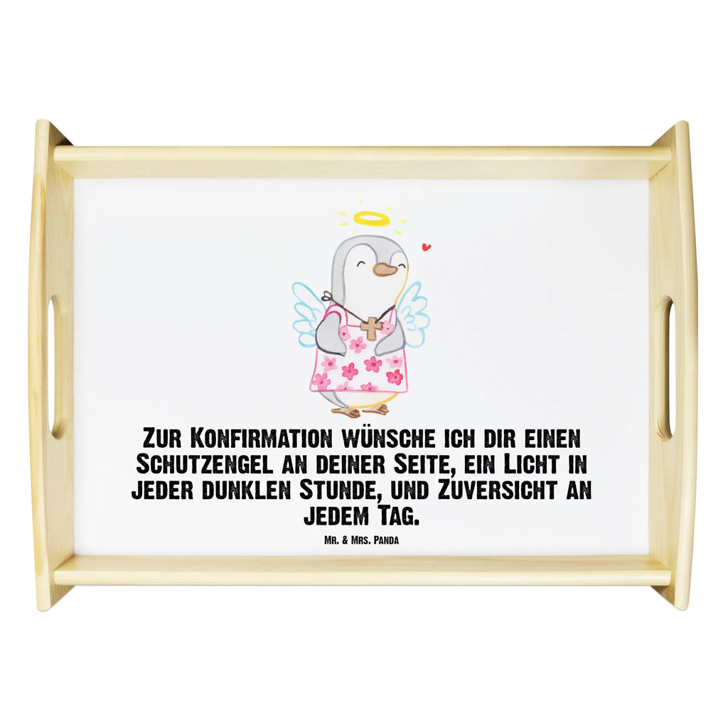 Serviertablett Pinguin Konfirmation Serviertablett, Tablett, Holztablett, Küchentablett, Dekotablett, Frühstückstablett, Konfirmation, Kommunion, Jugendweihe, Konfirmation Geschenk, Schutzengel, Zuversicht, Vertrauen