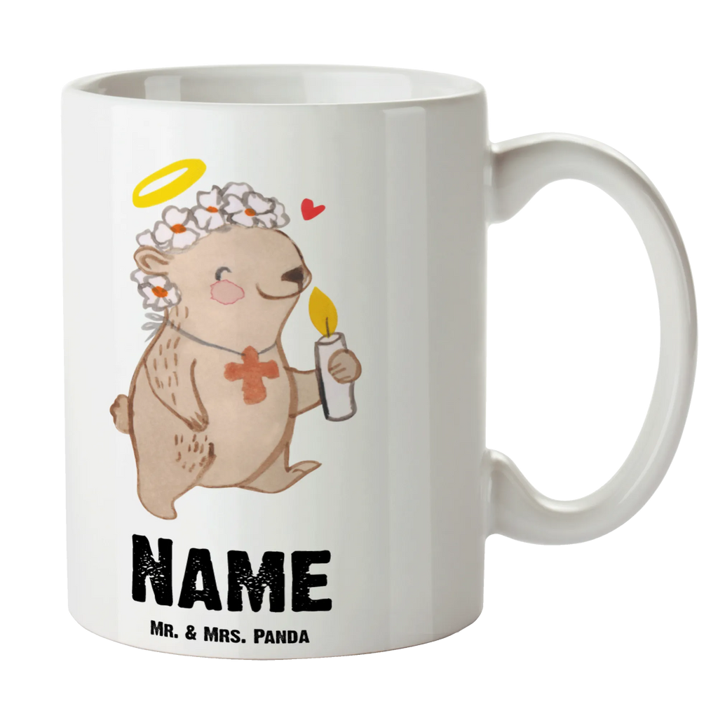 Personalisierte Tasse Bär Kommunion Mädchen Personalisierte Tasse, Namenstasse, Wunschname, Personalisiert, Tasse, Namen, Drucken, Tasse mit Namen, Konfirmation, Kommunion, Jugendweihe, Konfirmation Geschenk, Kommunion Geschenk, Kommunion Dankeschön, Glauben, Liebe, Gott, Gläubig